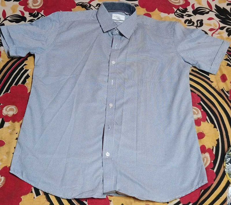 Half Sleeves Cotton Linen Shirt