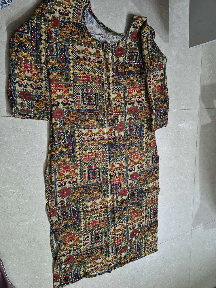 Boho Print kurti