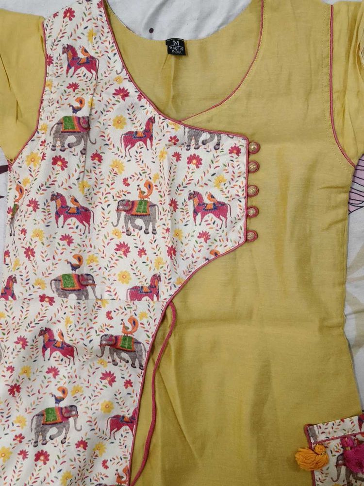 Elephant &amp; Horse Print Kurti
