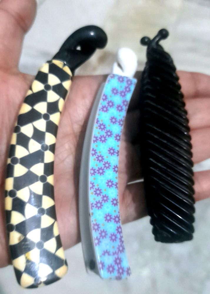 Set Of 3 Banana Clip