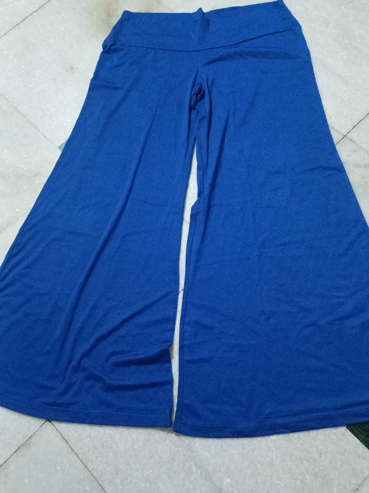 32 Size Blue Wide Leg Yoga Pants