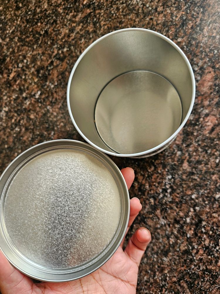 Tin Box And Blue Metal Dabba
