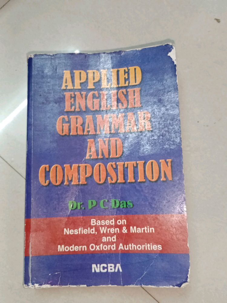 Applied English Grammar And Composition  DR PC Das