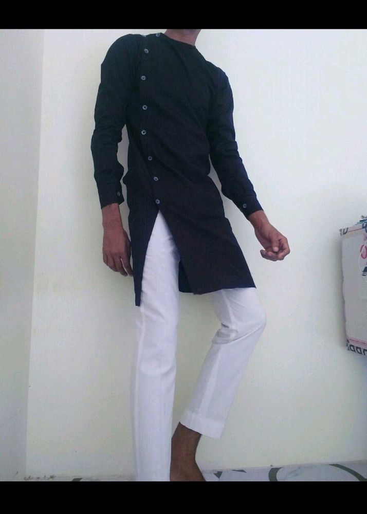 Stylish Black Kurta And Pajama