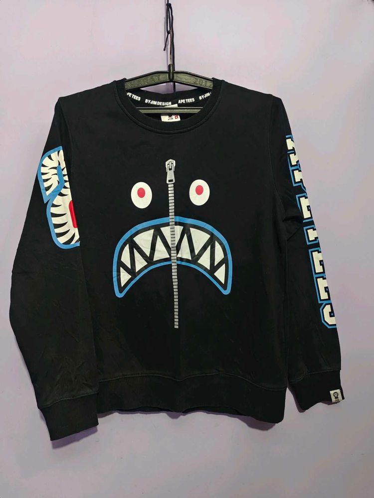 Ape Tees Sweatshirt Black Size M