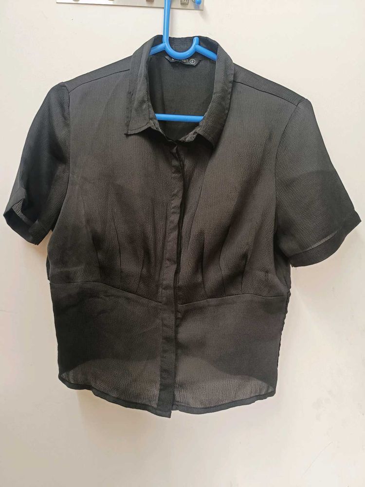 Black Formal Casual Blouse (Women)
