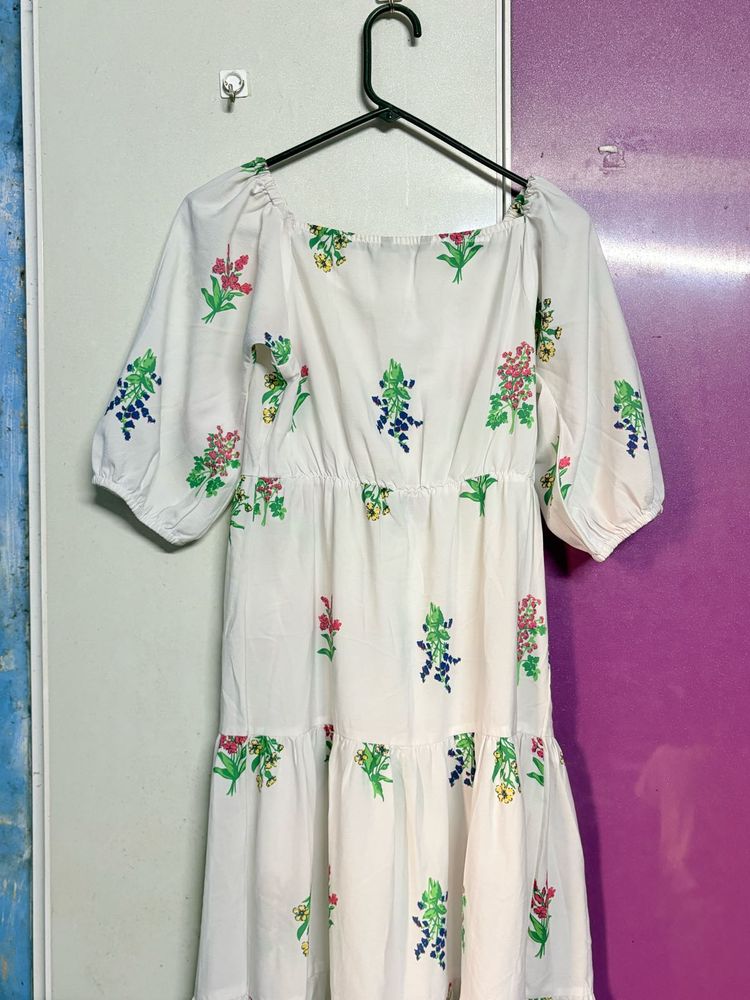 Floral Print Casual Dress