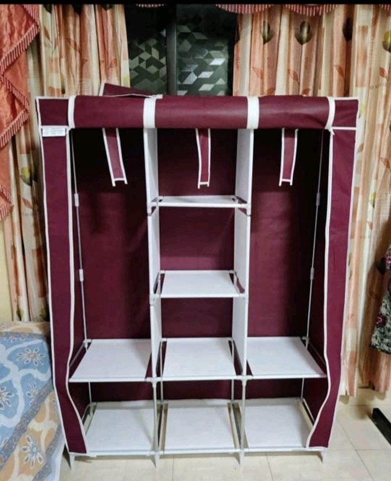 Micro Fiber Collapsible Wardrobe