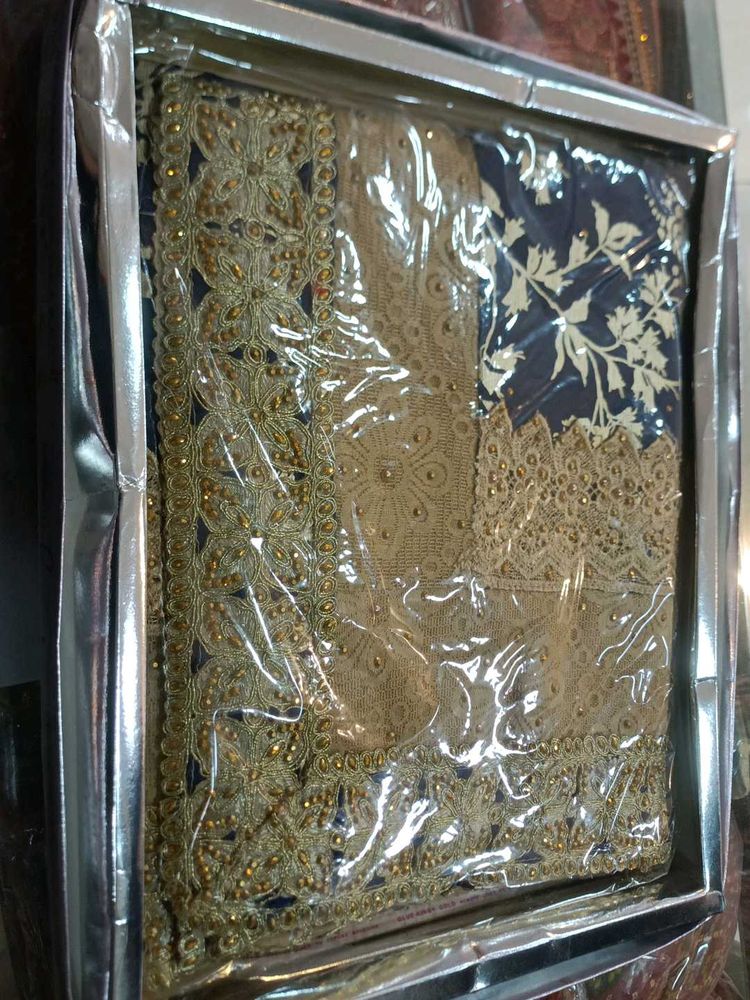 Elegant Embroidered Saree