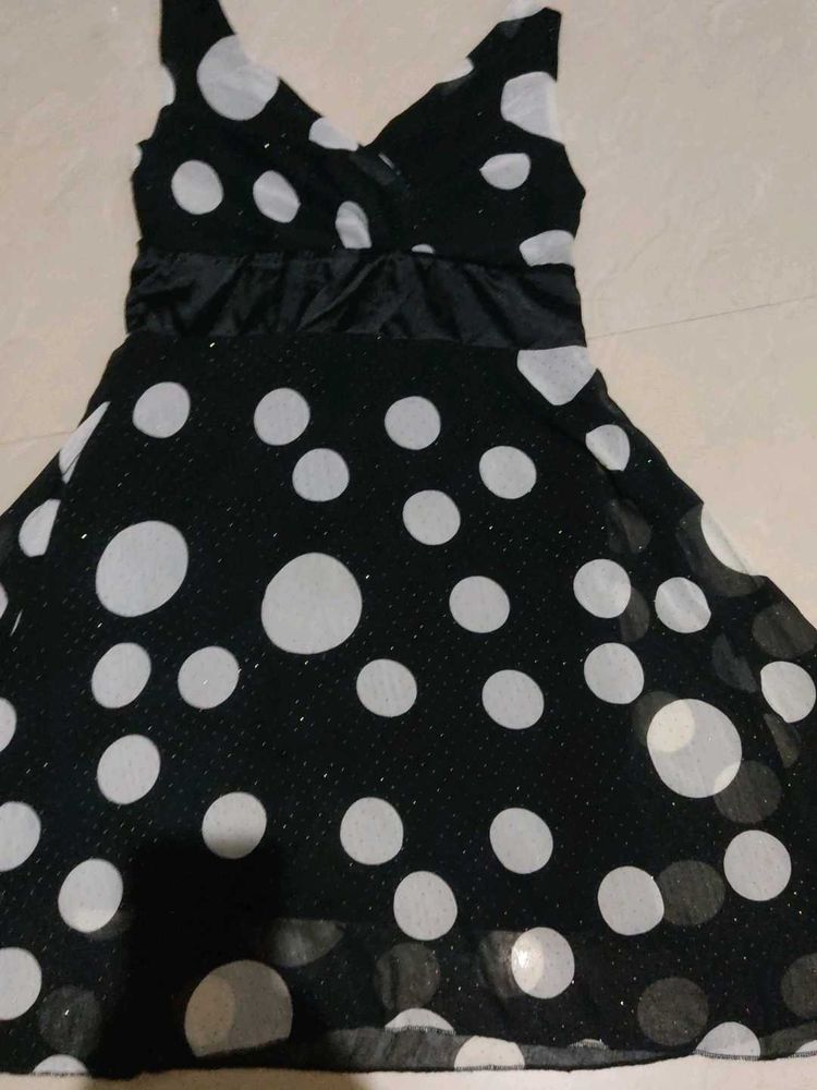 Polka Dot Mini Dress