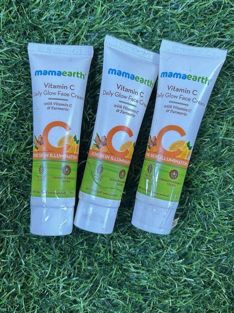 Mamaearth Vitamin C Face Cream (3 Tubes)