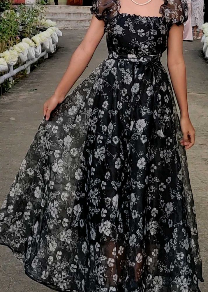 Floral Print Maxi Dress