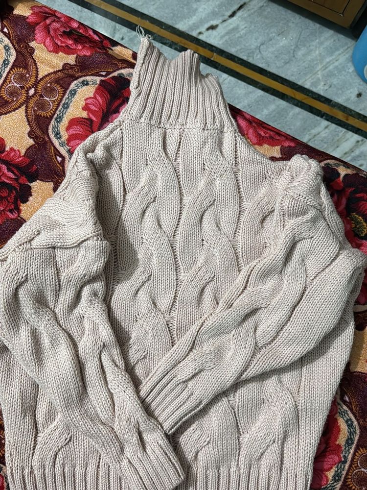 Knitted Pattern Sweater