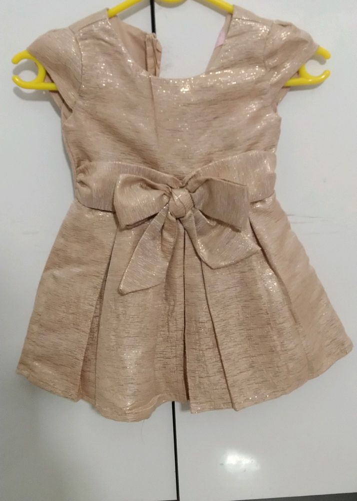 PRICE DROP Girl&#39;s Gold Sparkle Dress