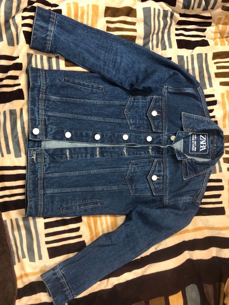 ZARA Turkey Imported Medium Size Denim Jacket