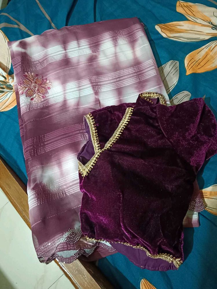 Elegant Saree with Blouse