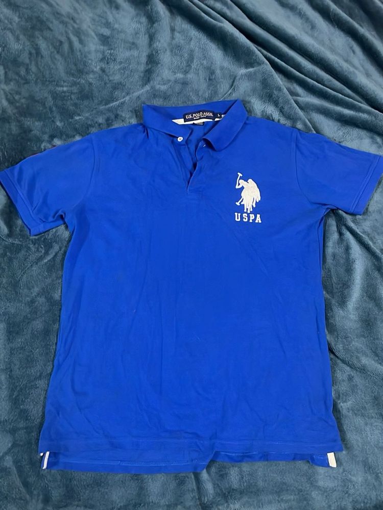 USPA Blue Polo Shirt