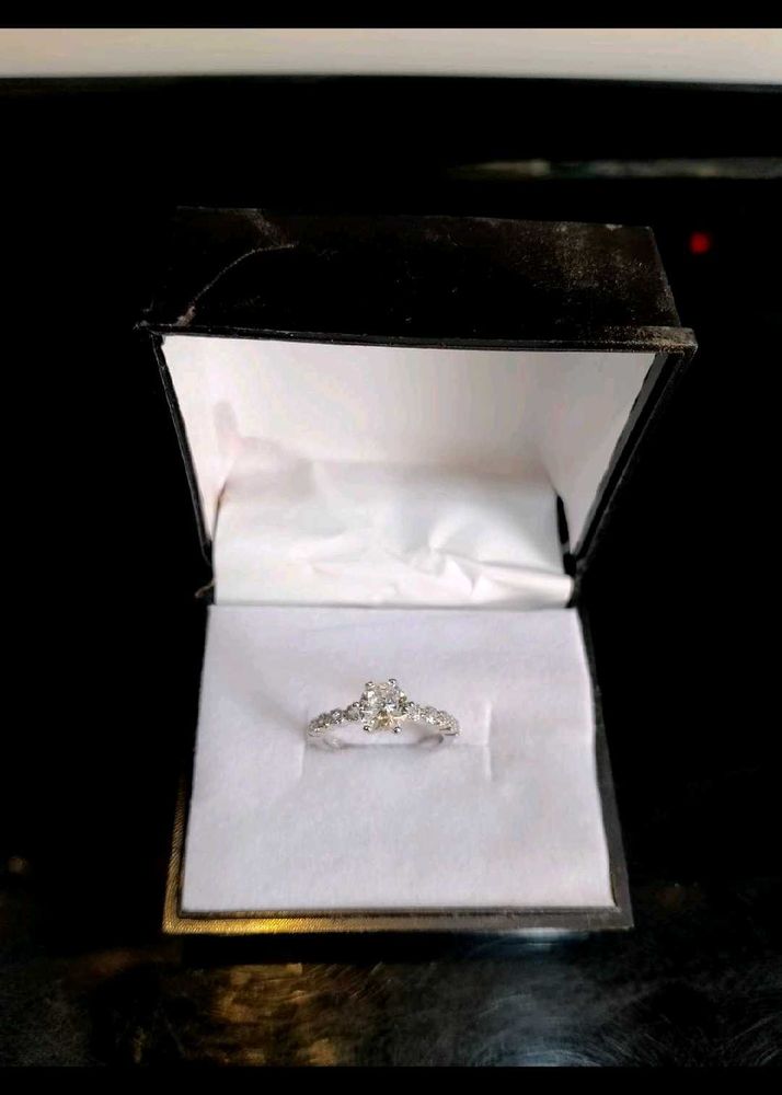 Diamond Ring Pure Silver 925