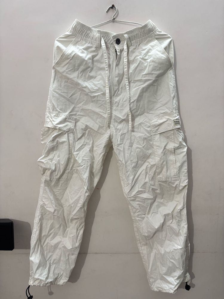 White Cargo Pants(bought from Amsterdam)