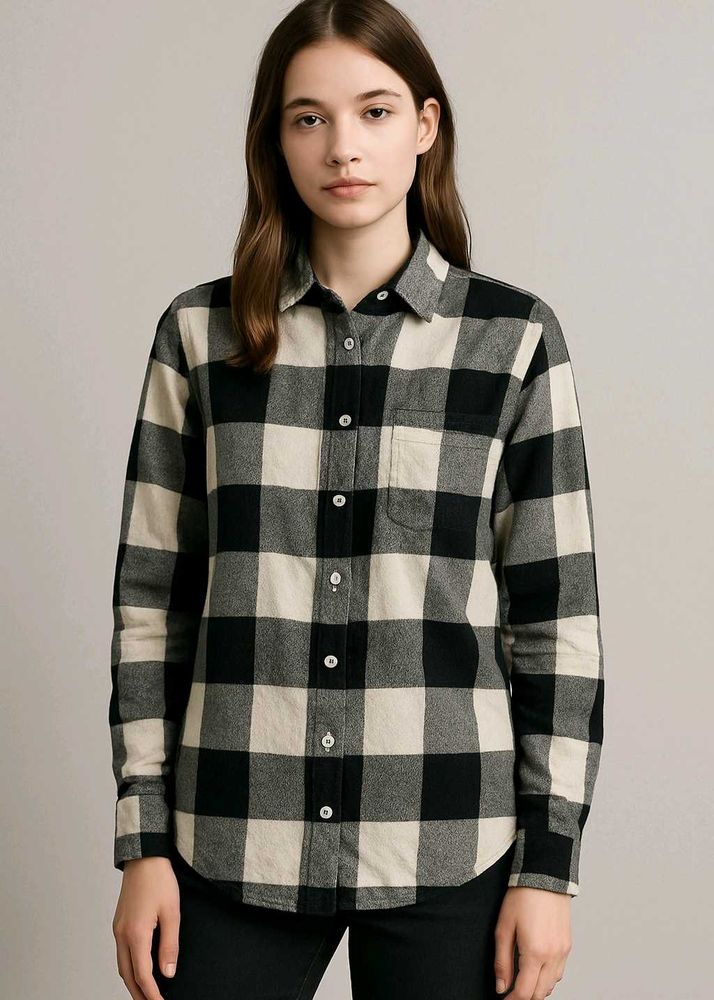 Black Cheque Shirt Lookbook