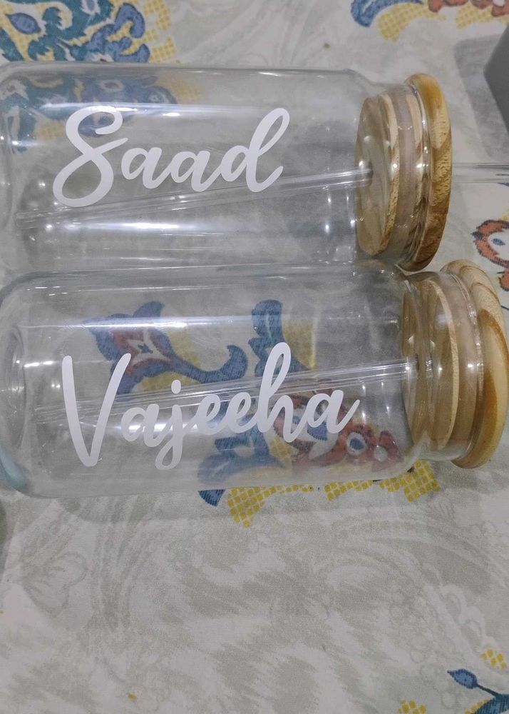 Personalized Glass Bottle, Sipper, Mugs