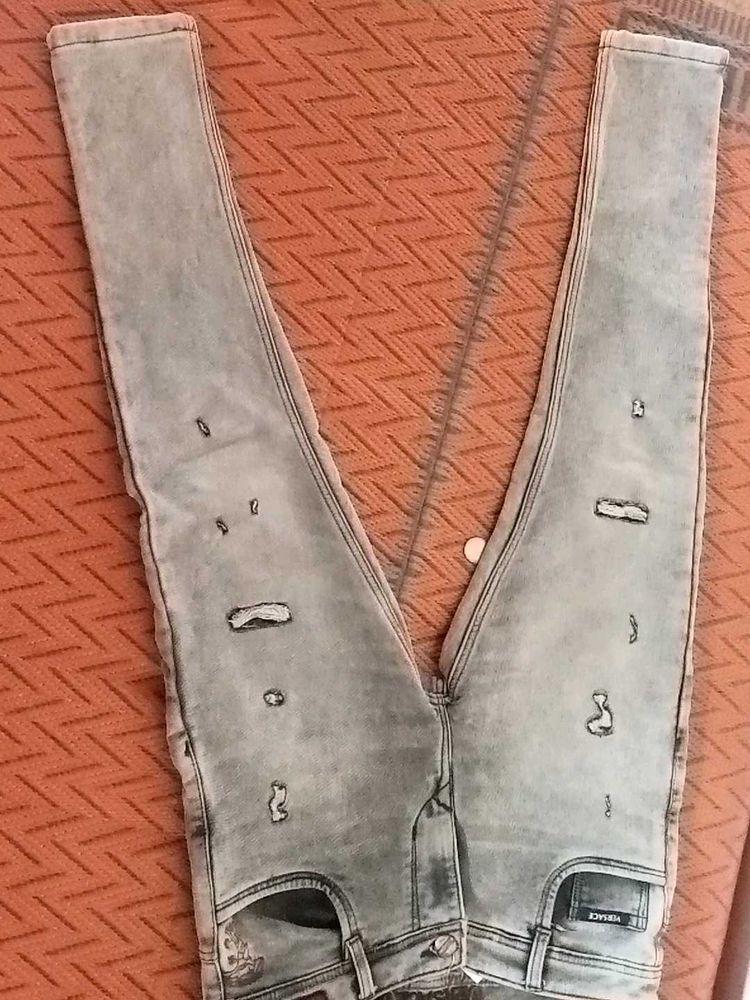 Mens Scratch Jeans