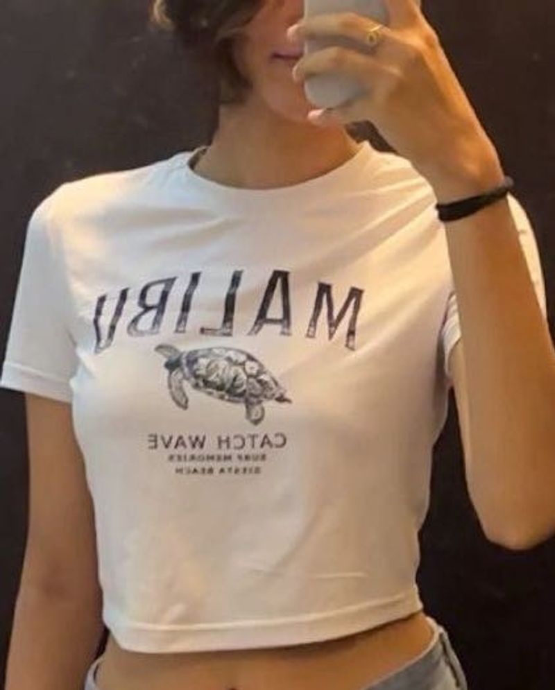 MALIBU Graphic Print Tee