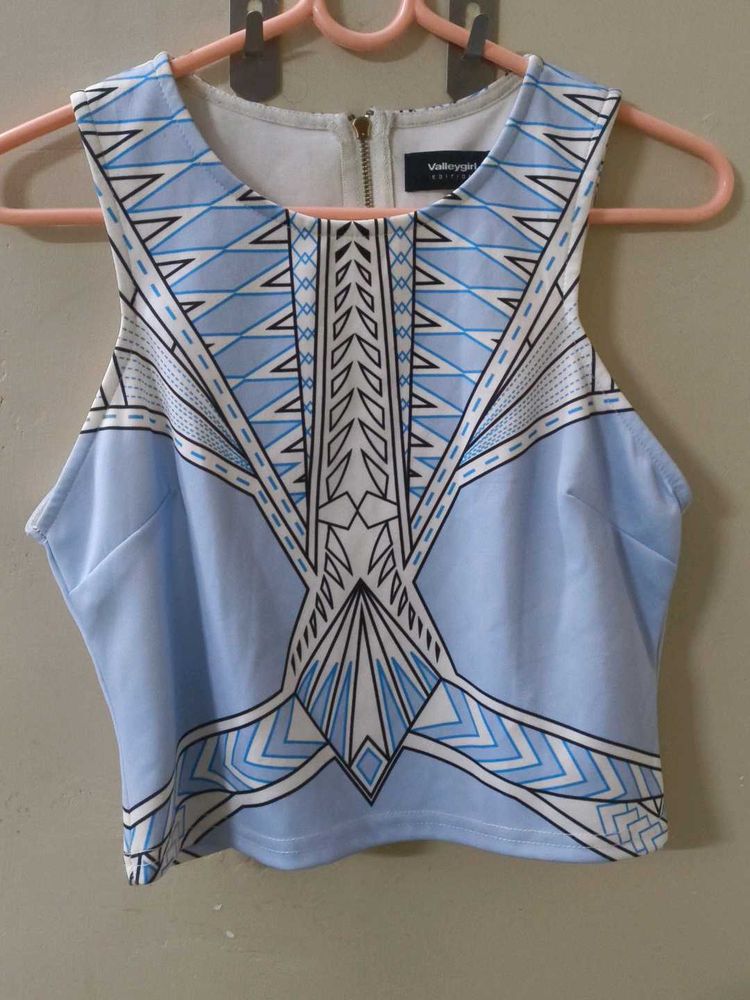 Wallis Girl Geometric Print Crop Top