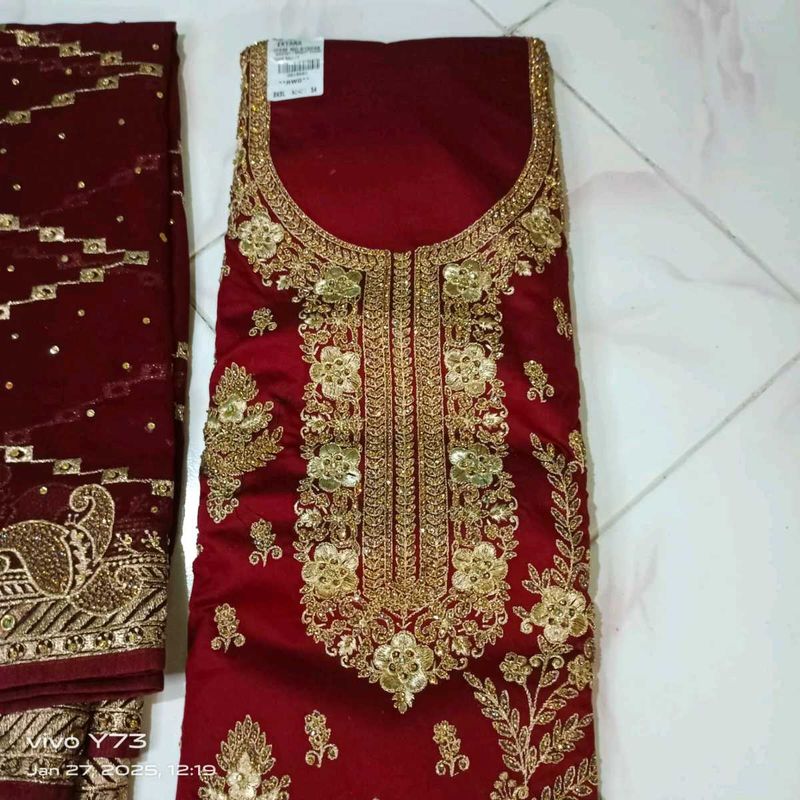 New Bridal Heavy Dress Material