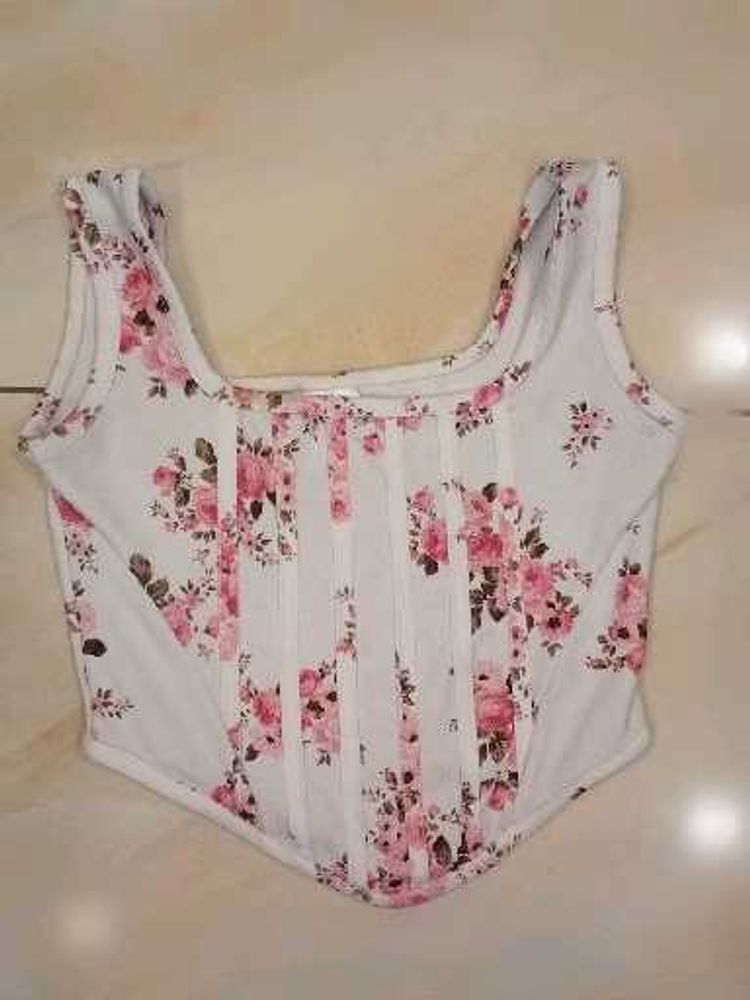 Floral Corset Top