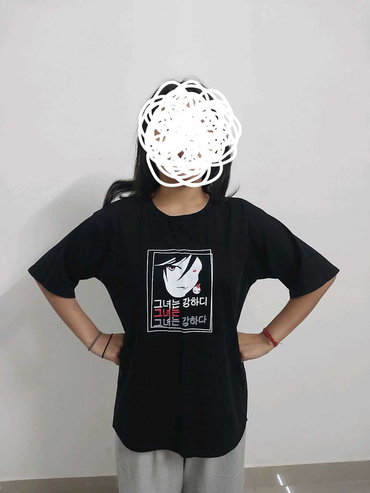 Black Anime T-shirt
