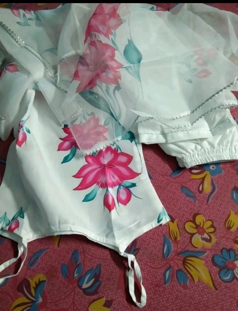 kurti pant with dupptta dress