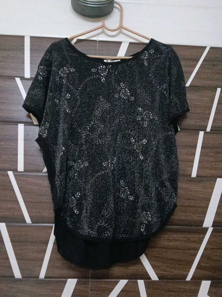 Sparkly Black Top