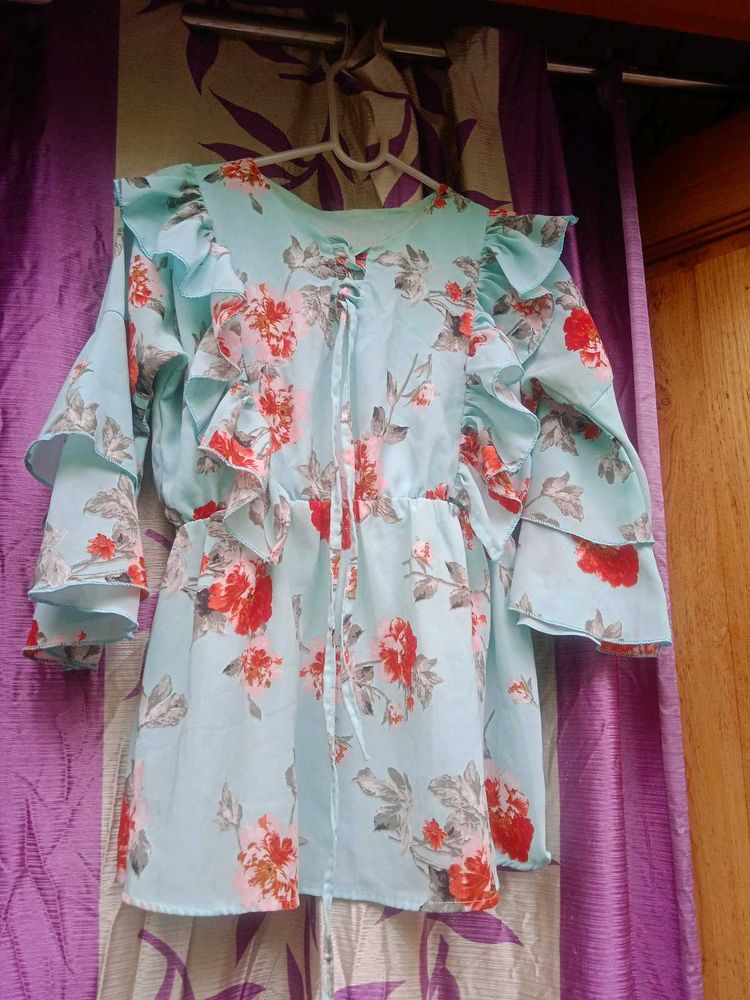 Blossom Breeze Ruffle Top