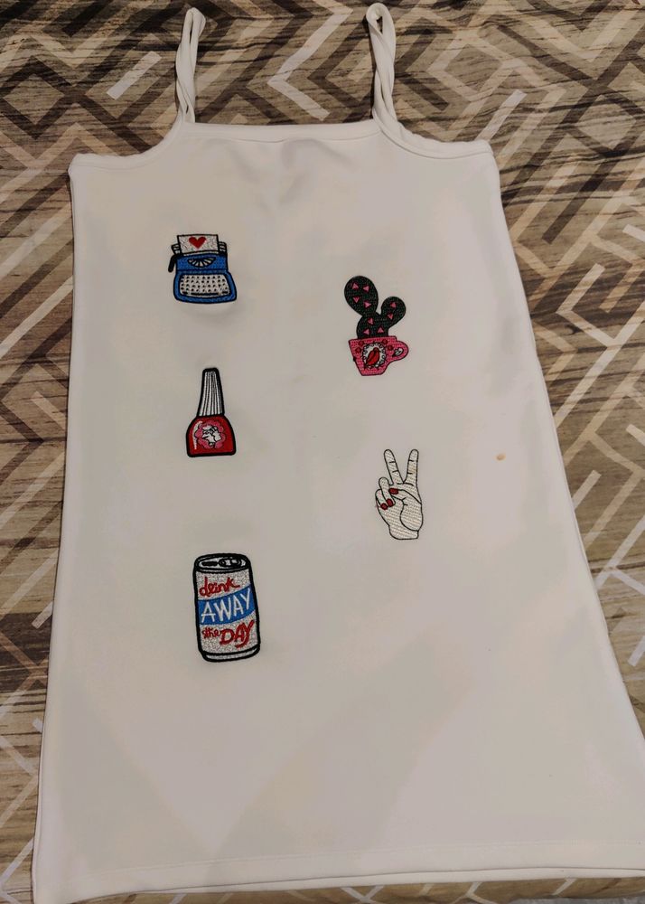White Slip Dress