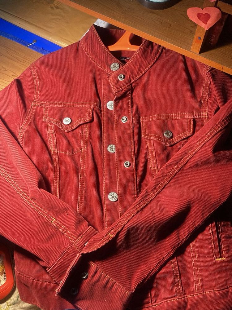 Red Corduroy Jacket