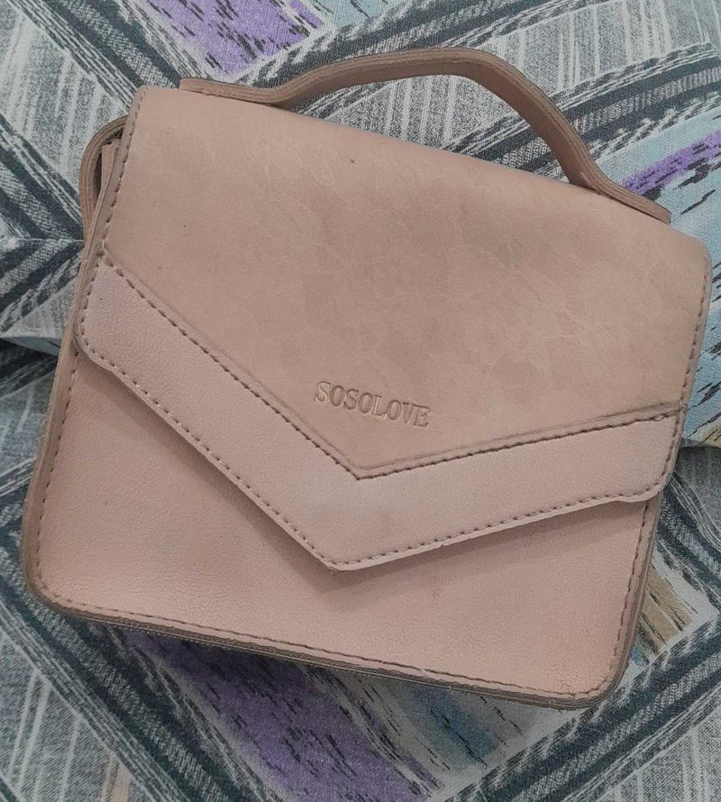 SOSOLOVE Leather Crossbody Bag