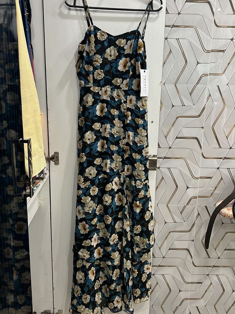 Floral Print Maxi Dress