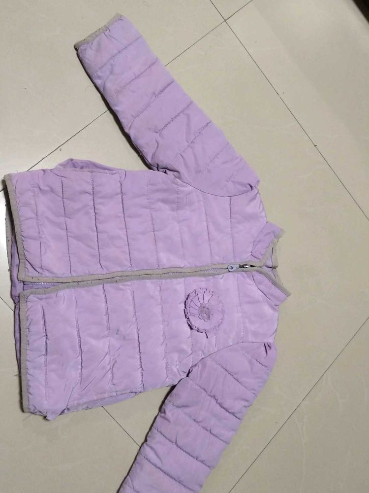Cute Lilac Puffer Jacket
