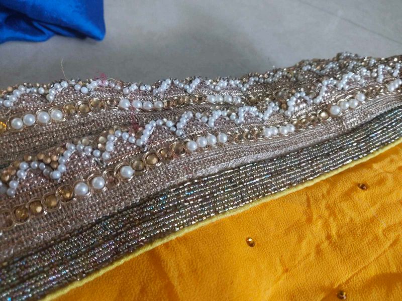 Elegant Yellow Saree