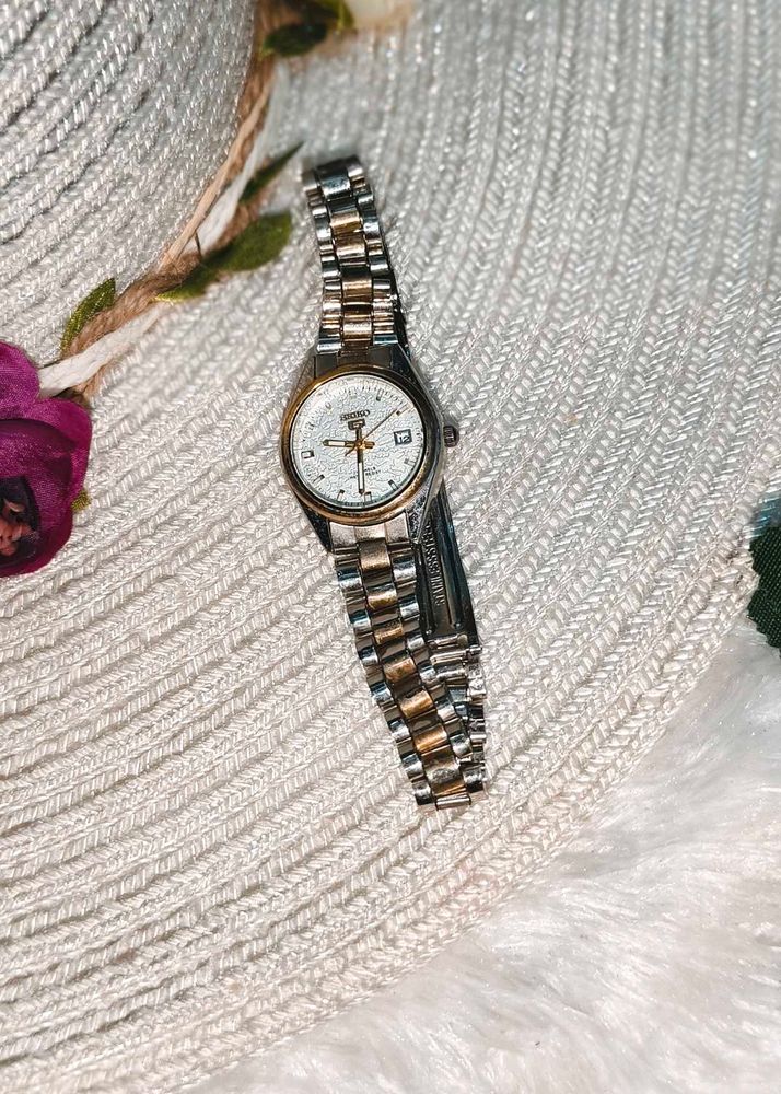 Vintage Two-Tone Seiko Watch