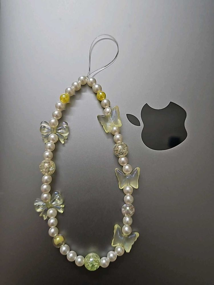 Yellow Phone Charm