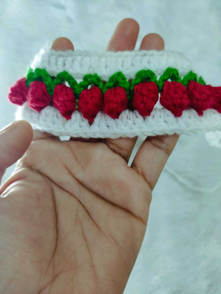 Crochet Tulip hairbands
