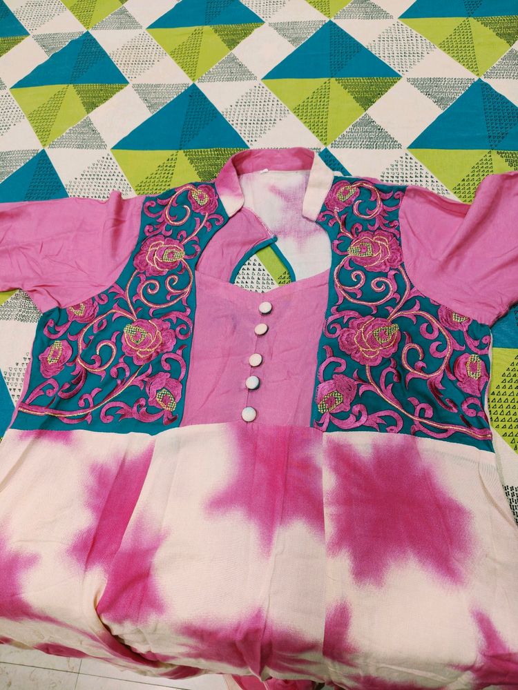 Pink Ethnic Gown