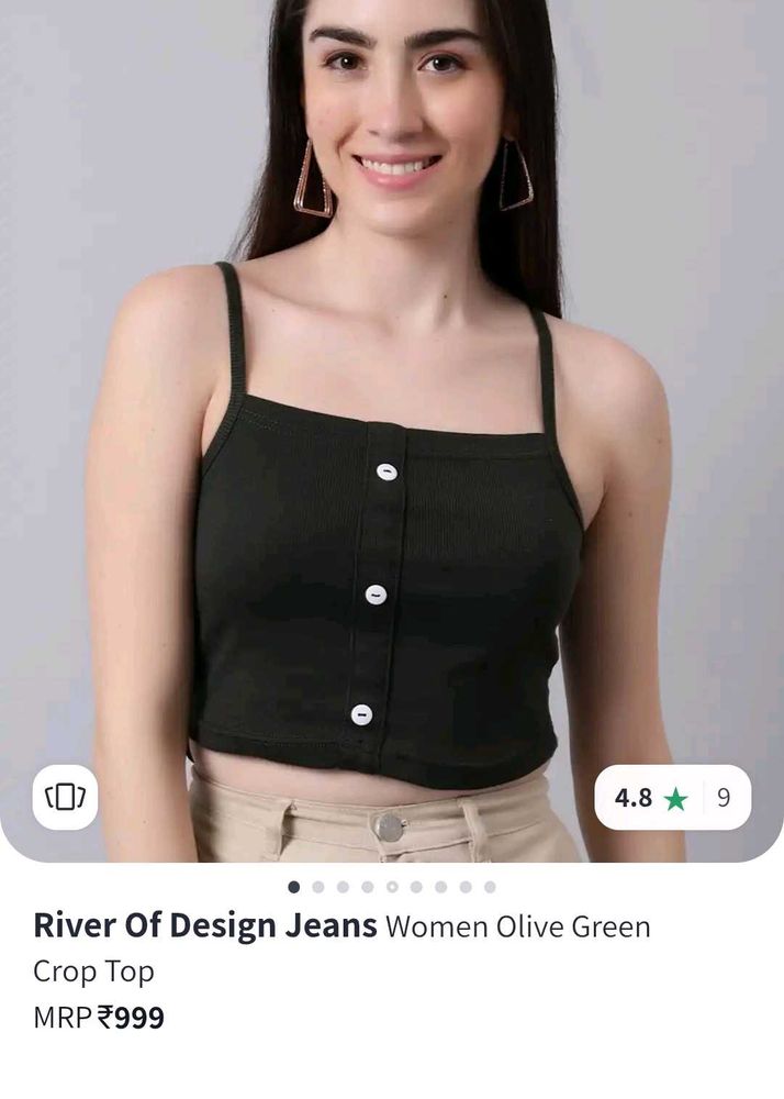 Olive Green Tank Top