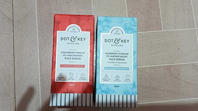 Dot &amp; Key Face Serums - Strawberry &amp; Blueberry