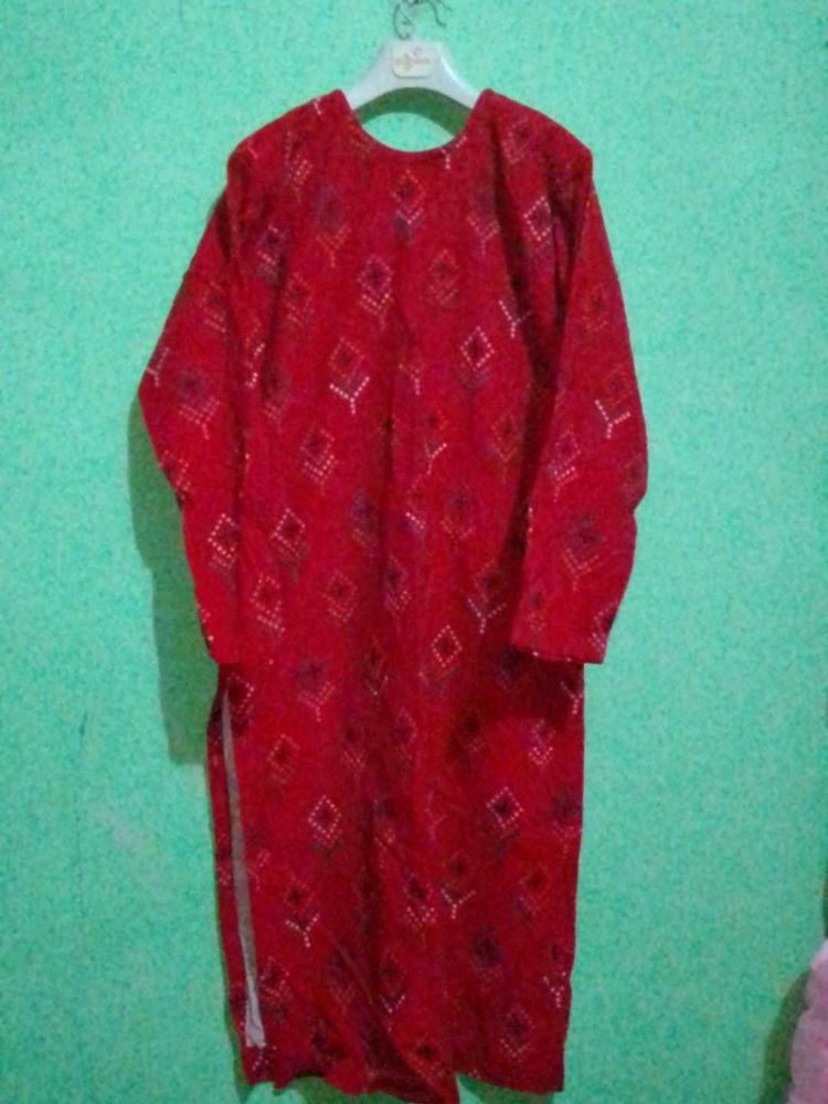 Beautiful Red Kurta