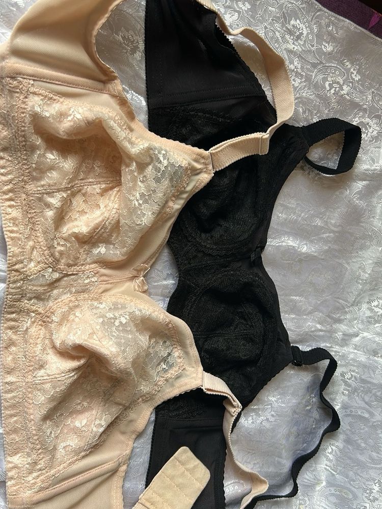 Combo Of 2 Netted &amp; 1 Padded Bra