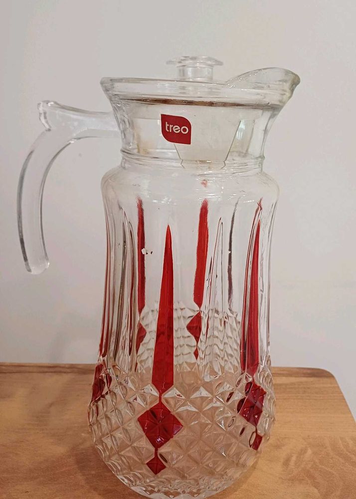 Vintage Treo Glass Pitcher
