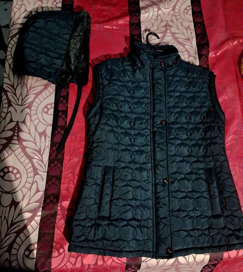 New Branded Fort Collins Women Jacket With Fur Cap